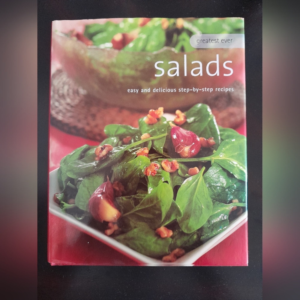 Cookbook , salads step by step recipes NEW